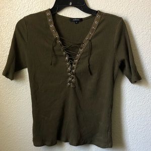 a green olive top